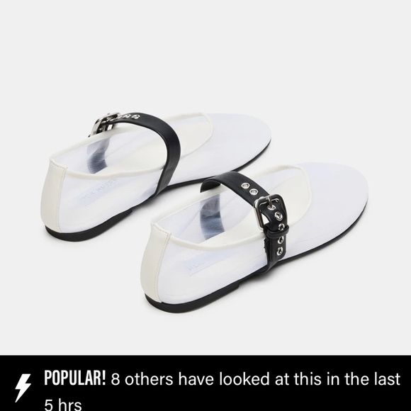 Steve Madden Misty Mary Jane White/Black Sz 8.5 - Picture 2 of 11